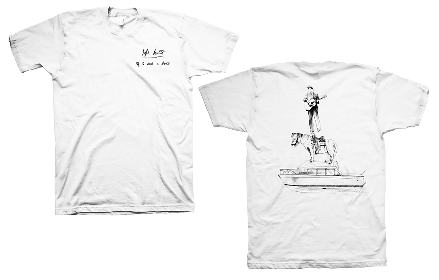 Lyle Lovett - Lyle Solo If I Had A Boat T-Shirt