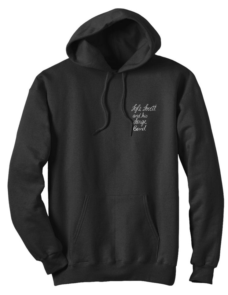 Lyle Lovett - Not From Texas Pullover Hoodie (Black)