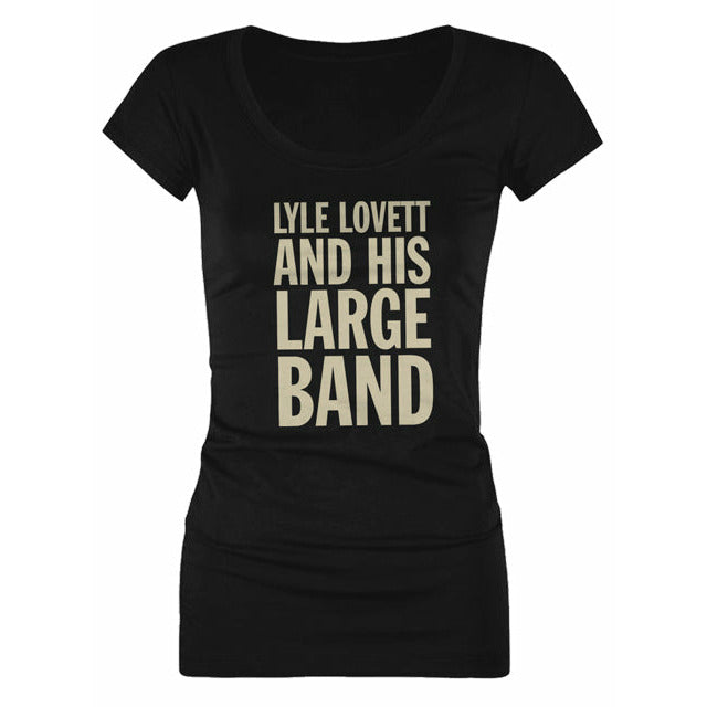 Lyle Lovett - 2015 Tour Juniors Scoop Neck T-Shirt