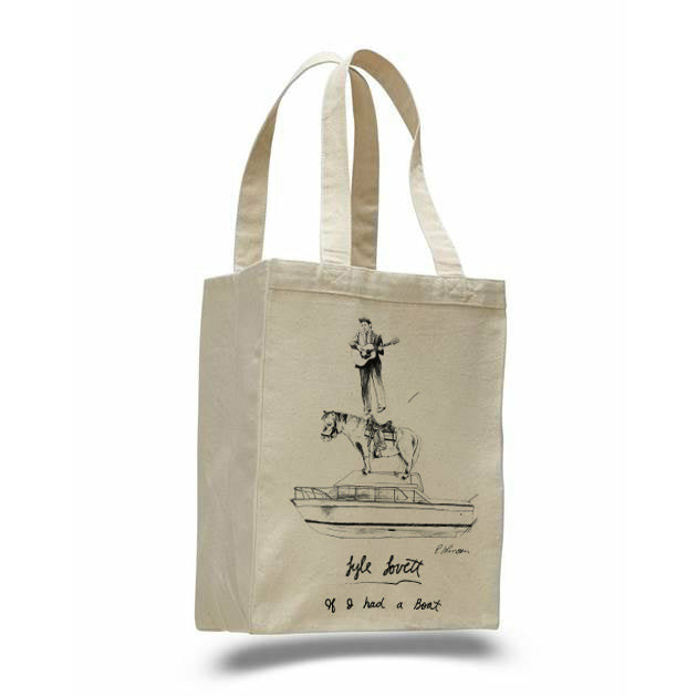 Lyle Lovett - If I Had A Boat Tote Bag