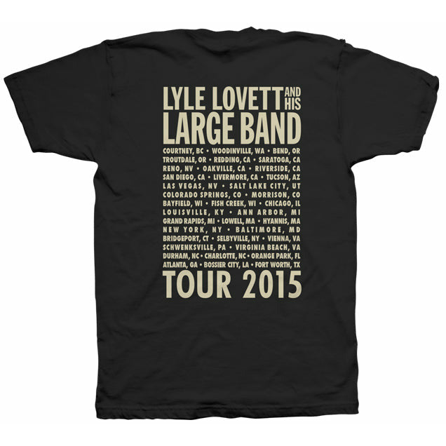 Lyle Lovett - 2015 Tour T-Shirt