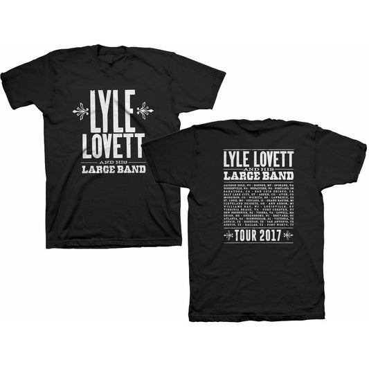 Lyle Lovett and his Large Band 2017 Tour T-Shirt