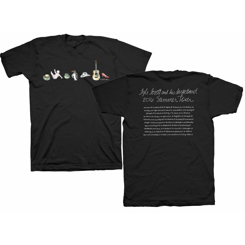Lyle Lovett - 2016 Graphic Tracks Tour T-Shirt