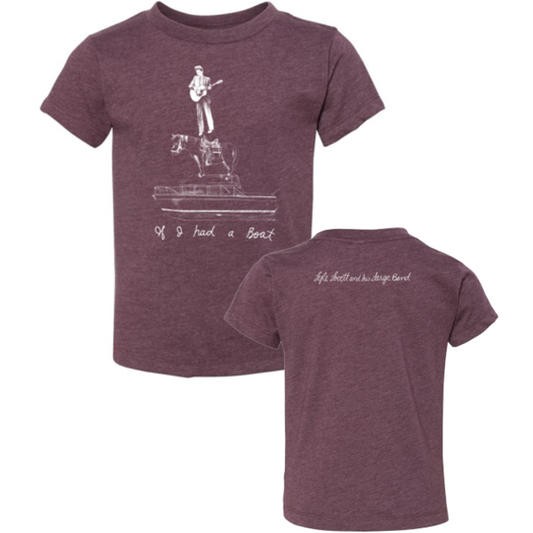 Lyle Lovett - If I Had A Boat Toddler Tee - Maroon